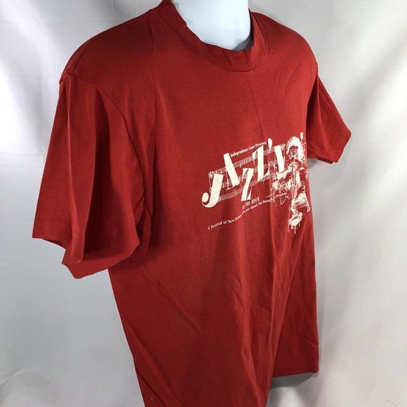 VTG Independence Center Jazzin On The River SS President USA Made Shirt 80s 90s - Picture 7 of 12